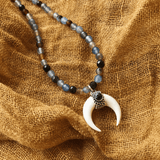 Brigid Blue Agate Necklace