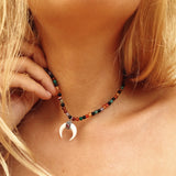 Beline Agate Multi-Color Necklace
